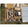 Image 4 : PALLET OF ELECTRICAL BOXES, PIG TAILS, BREAKERS ETC.