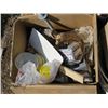 Image 4 : PALLET-ROLL OF BARBED WIRE, MISC NAILS, SPRAY TANK, GAS CANS ETC