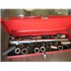 Image 1 : 3/4" WESTWARD SOCKET WRENCH MISC SOCKETS & TOOL BOX