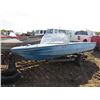 Image 2 : 14' FIBERGLASS BOAT/TRAILER, LANE