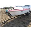 Image 2 : 14' FIBERGLASS BOAT/45 HP CHRYSLER/TRAILER, NO SEATS SOLD AS IS