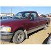 Image 2 : 1997 FORD F150 VIN 1FTDF1725VKC89692, SASK REG., NO KEY, AS IS