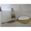 Image 2 : Vintage 2 sided Mirror and Perfume bottle