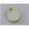 Image 5 : 4" Bowl Plant Tuscan China, England, 5" Bowl, Myott Son & Co, England