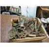 Image 2 : BOX OF MISC TOOLS, VINTAGE PARTS, DRILL BITS, PULLUP