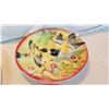 Image 3 : 2 HANGING BIRD PLATES 7", 1 CHALKWARE 12"