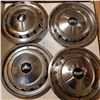Image 1 : MATCHING SET OF 4 UNKOWN HUBCAPS