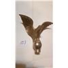Image 1 : BRASS AMERICAN EAGLE FLAG POST TOPPER