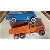 Image 5 : TIN TOYS, NYLINT DUMP TRUCK 17 INCH, TONKA JEEP 13 INCH