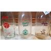 Image 3 : 4 ADVERTISING MILK BOTTLES