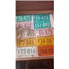 Image 1 : 10 SASKATCHEWAN LICENSE PLATES, LOT 1