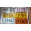 Image 3 : 10 SASKATCHEWAN LICENSE PLATES, LOT 1