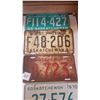 Image 3 : 10 SAKATCHEWAN LICENSE PLATES, LOTS 2