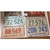 Image 4 : 10 SAKATCHEWAN LICENSE PLATES, LOTS 2
