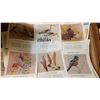 Image 2 : 24 FULL SET BIRDS OF CANADA 1959 PRINTS, MINT 10X13
