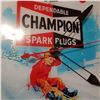 Image 2 : CHAMPION SPARK PLUG BUBBLE GLASS ADVERTISING CLOCK