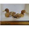 Image 1 : TWO VINTAGE CORN HUSK DUCKS