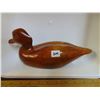 Image 2 : HAND CARVED SIGNED WOOD DUCK