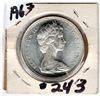 Image 2 : 1967 CANADIAN SILVER DOLLAR 0.6 OUNCES OF SILVER