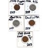 Image 2 : ERRORS COINS 1962 DOUBLE DATE 1943 BLOB 1946 6/6, 1957 BUGTAIL, 1978 RIPPLED CENT