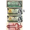 Image 1 : REPLACEMENT 1954 DOLLAR C/F PREFIX & UNCIRCULATED 1 & 2 DOLLAR BILLS (4 BILLS TOTAL)