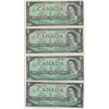 Image 1 : 4 X $1.00, 1 HAS NO SERIAL #