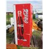 Image 2 : COKE VENDING COOLER, WORKS AND LIGHTS UP, NO COIN MECHANISM