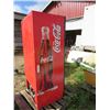 Image 3 : COKE VENDING COOLER, WORKS AND LIGHTS UP, NO COIN MECHANISM