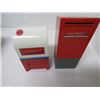 Image 6 : 2 CANADA POST MAIL BOX BANKS, PLUSH POSTAL BEAR, LUNCH PAIL