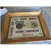 Image 2 : 1980 KINSMEN DISTRICT CONVENTION, SASKATOON FRAMED MIRROR.