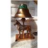 Image 1 : HORSE LAMP - COPPER