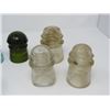 Image 3 : RARE VINTAGE UNUSAL GLASS INSULATORS