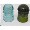 Image 4 : RARE VINTAGE UNUSAL GLASS INSULATORS