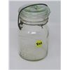 Image 1 : PERFECT SEAL PINT JAR BLUE TINT MADE IN CANADA