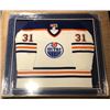 Image 1 : GRANT FUHR  AUTOGRAPHED FRAMED EDMONTON OILERS RARE VINTAGE NIKE JERSEY