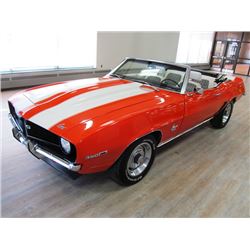 1969 CHEVROLET CAMARO SS CONVERTIBLE HUGGER ORANGE SUPER SPORT