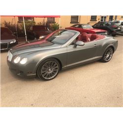 2010 BENTLEY GTC SPEED CONVERTIBLE