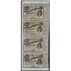 Image 1 : Uncut Sheet of (4) State of Louisiana Baby Bond Obsolete Notes