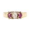 Image 1 : 0.3 ctw Diamond Ring - 14KT Yellow Gold