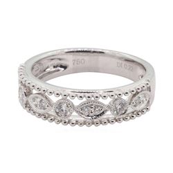 0.22 ctw Diamond Ring - 18KT White Gold