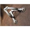Image 2 : Anchor Marked North and Judd Straight Shank Spurs- Engraved- 10 Point Rowels