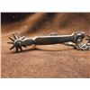 Image 3 : Anchor Marked North and Judd Straight Shank Spurs- Engraved- 10 Point Rowels