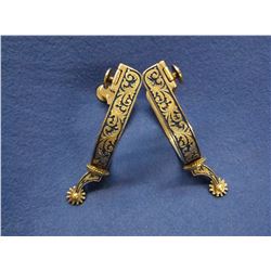 Marked CSC Spurs- Engraved- 12 Point Rowels