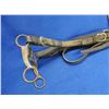 Image 5 : Unmarked 1 Ear Dotted Headstall- Buckles Marked X- Unmarked Curb Bit