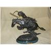 Image 1 : Marked Frederic Remington "The Cheyenne" Bronze- Base 16"L X 9"W X 21"H