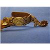 Image 8 : Marked CSC Overlaid Spurs- Steer Heads- Heavy Banded- Chap Guards- 9 Point Rowels