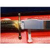 Image 4 : Case XX Kodiak Knife- Stag Handle- Engraved- Handmade in USA- Blade 6"L X 1"W- Handle 3"- NIB