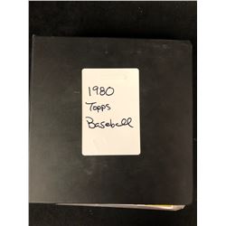 1980 TOPPS BASEBALL TRADING CARDS