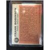 Image 2 : TOPPS 1962 THE SPORTING NEWS ALL-STAR FRANK ROBINSON CARD #396