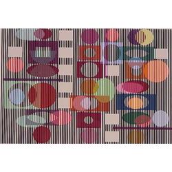 Yaacov Agam (b. 1928) Israeli, UNTITLED, color screenprint, signed in pencil, from the numbered...